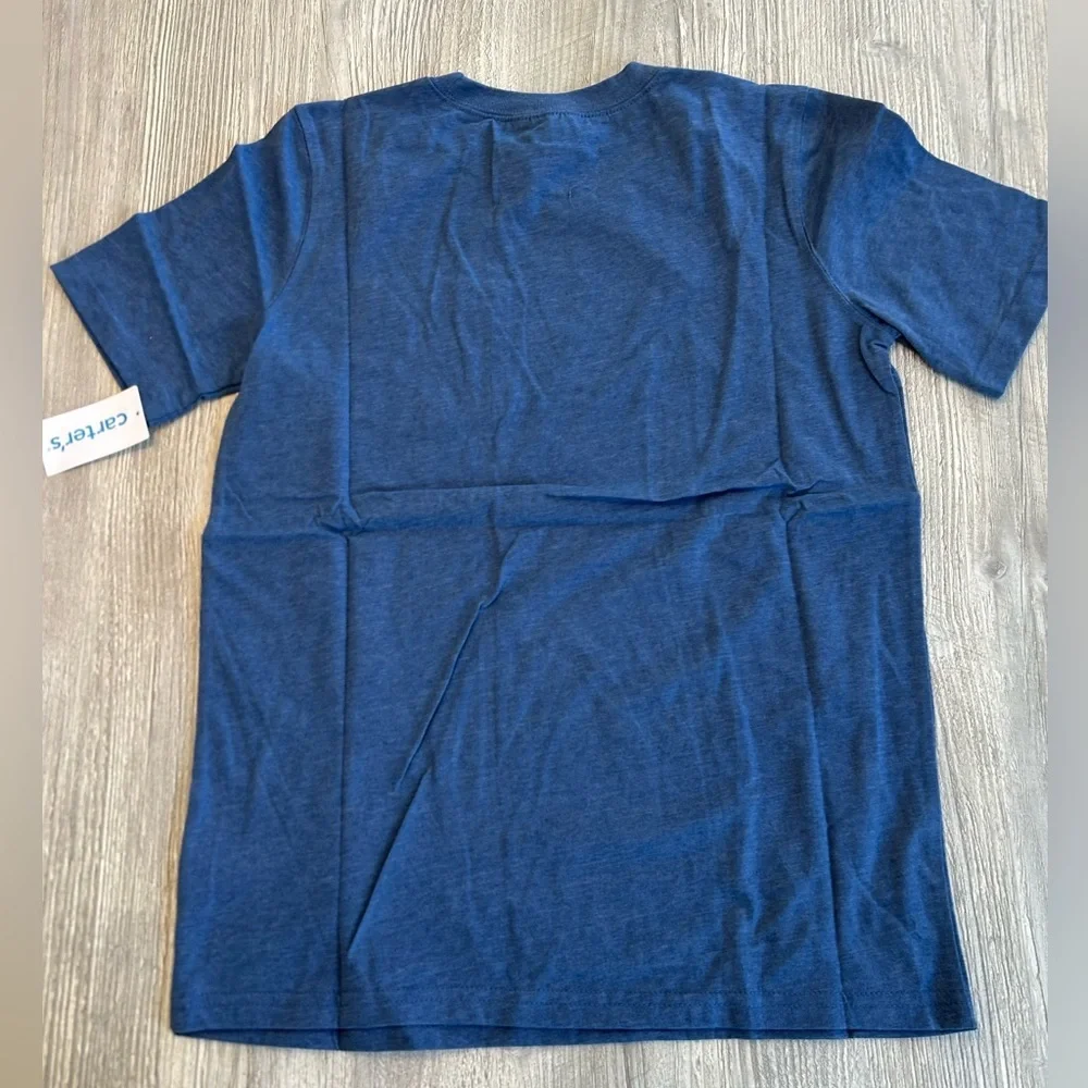 New with Tags Carter’s Kids Sharks Boys Graphic Tee T-shirt Blue Short Sleeve 14